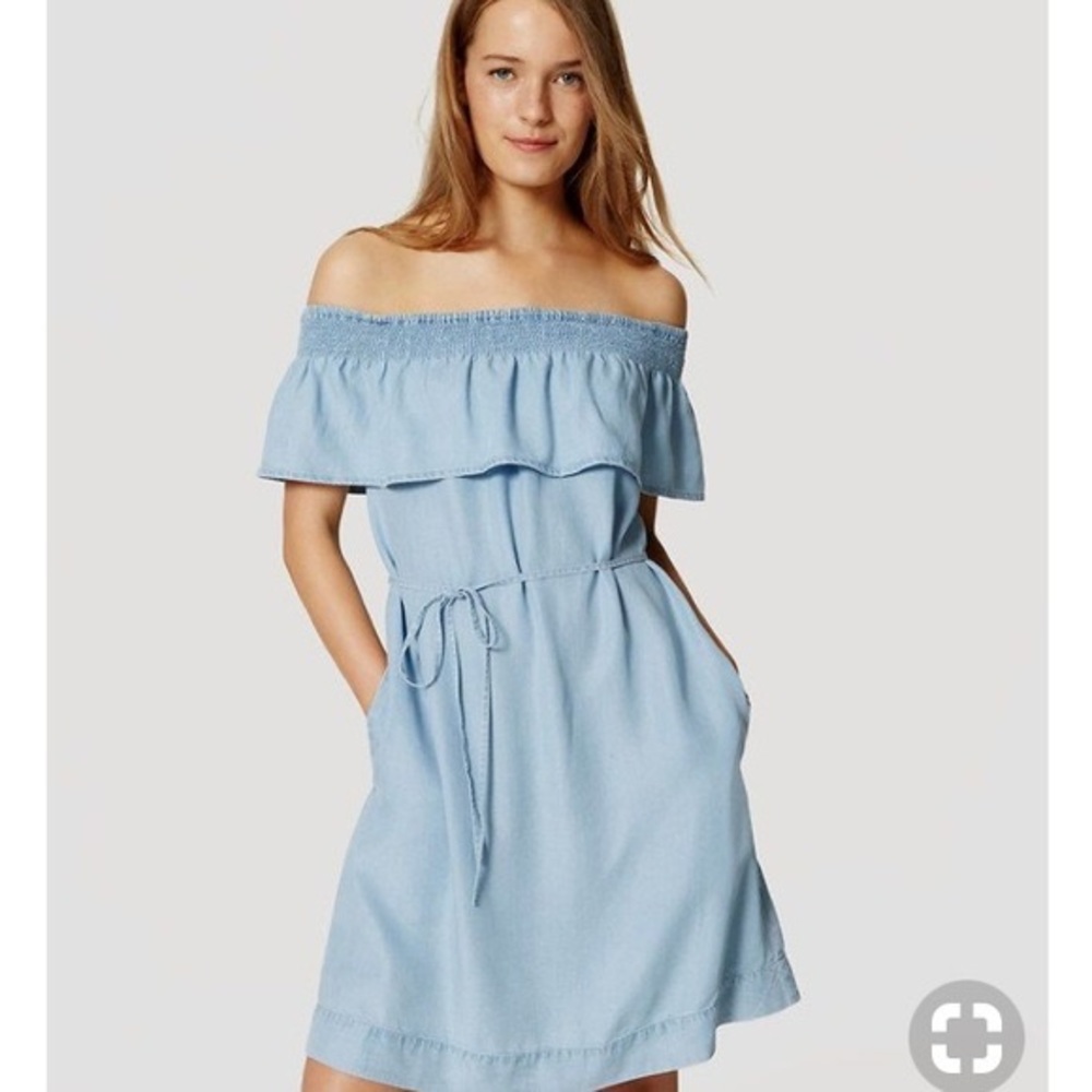 Loft chambray dress